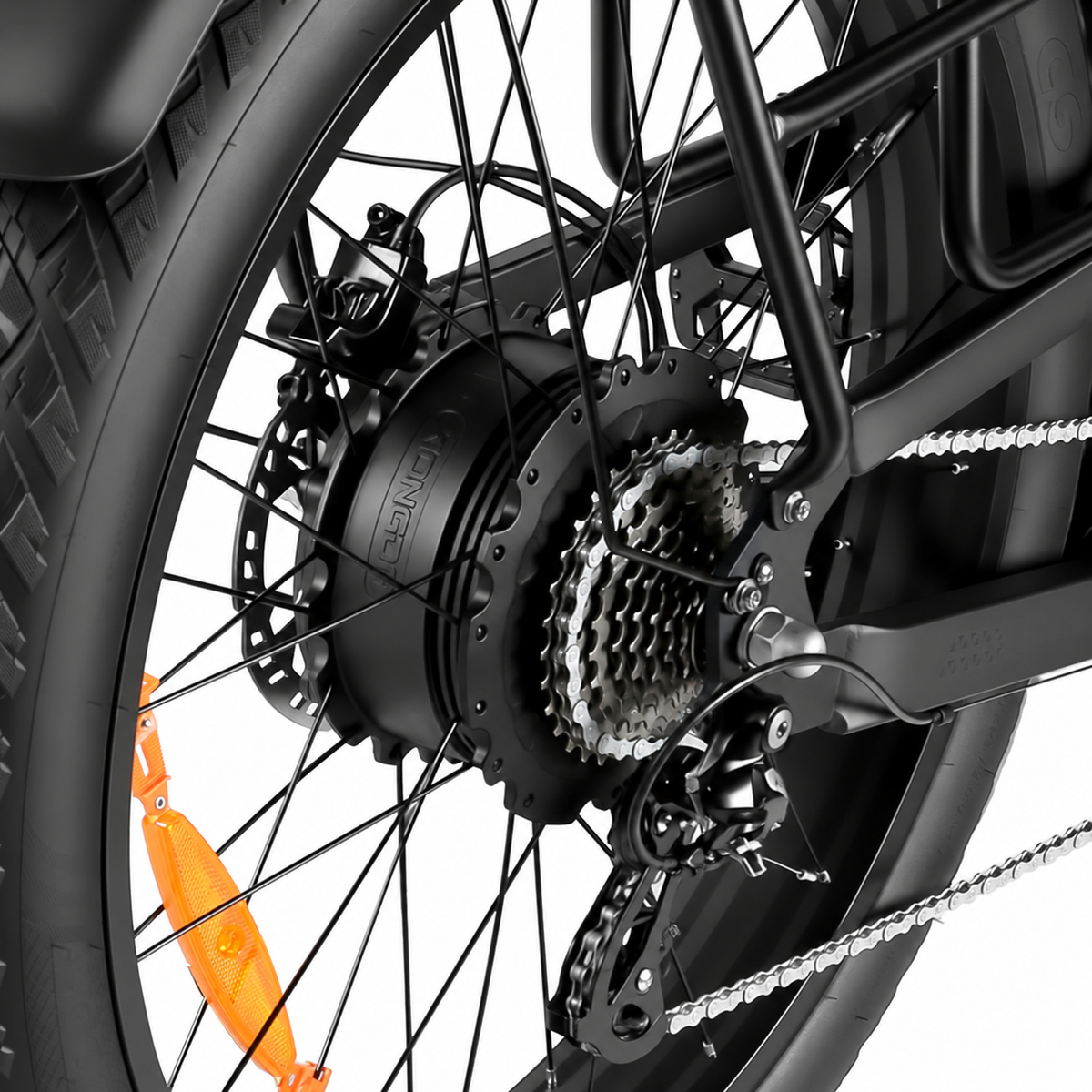 Thor Atlas Ultra fat tyre electric bike detail