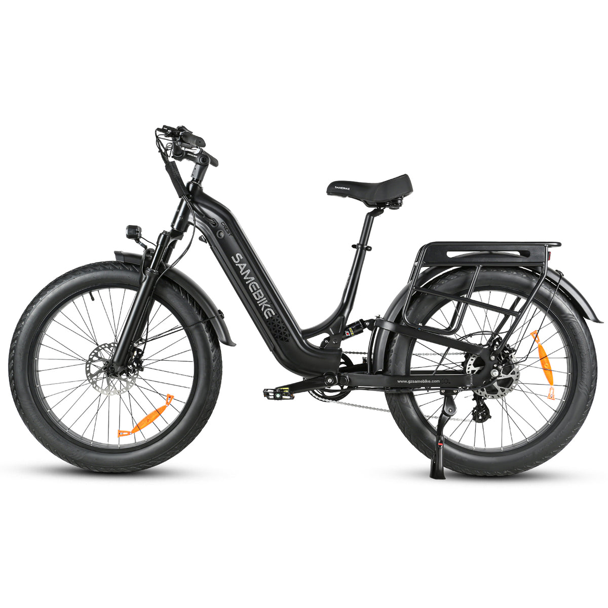 Thor Atlas Ultra fat tyre electric bike in black, with 1800W motor and Shimano 8 speed gearing