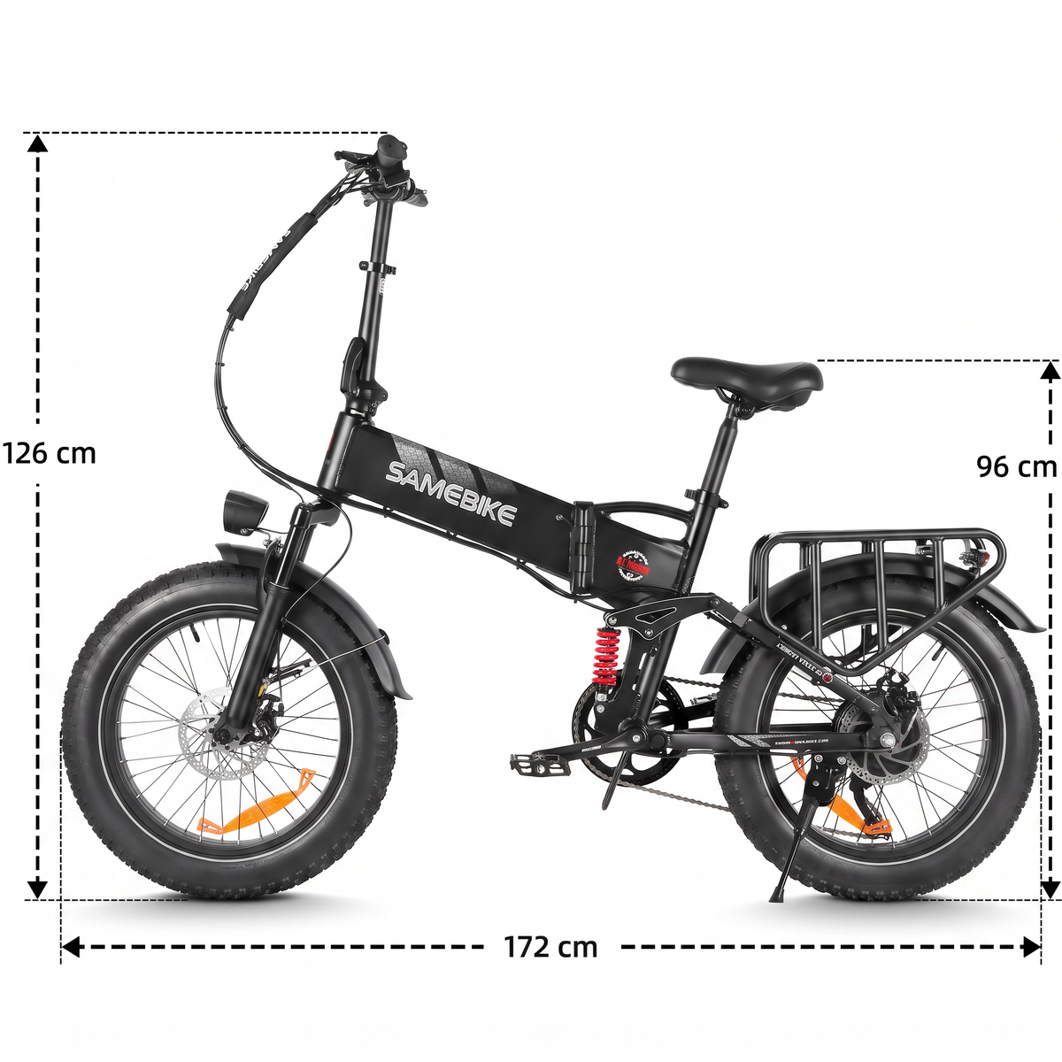 Dash RS Mini electric bike sizing and measurement guide