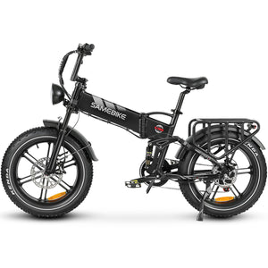 Thor Dash RS Plus fat tyre electric bike in black, with 48V 1200W brushless motor and Shimano 7 speed gearing