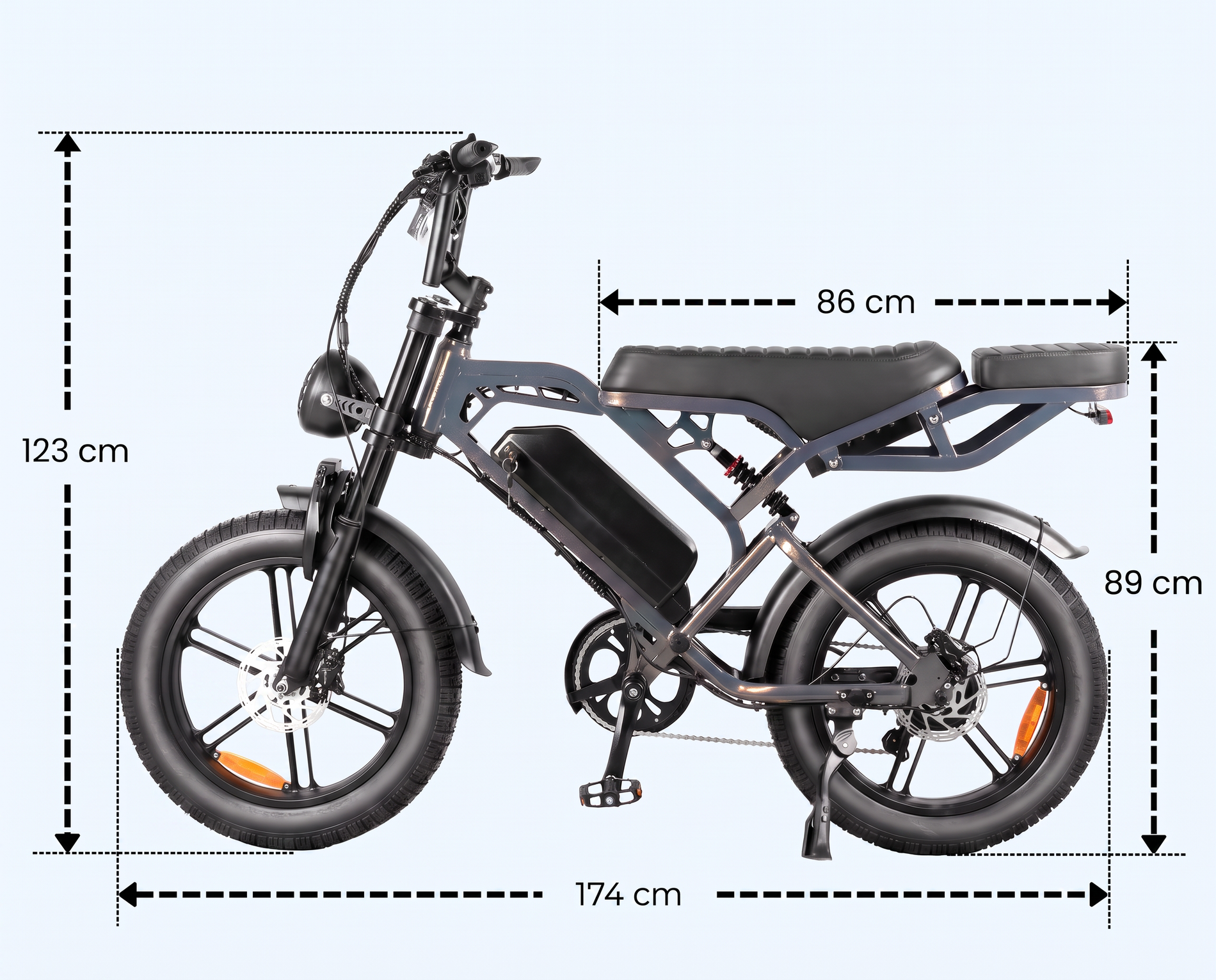 Pulse RSE electric bike sizing and measurement guide