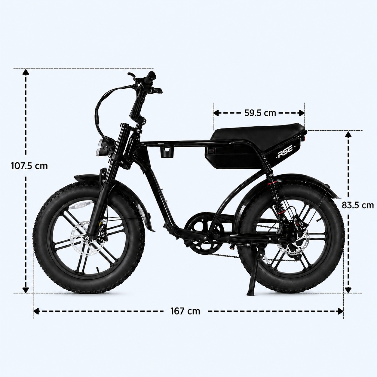 Pulse RSE electric bike sizing and measurement guide