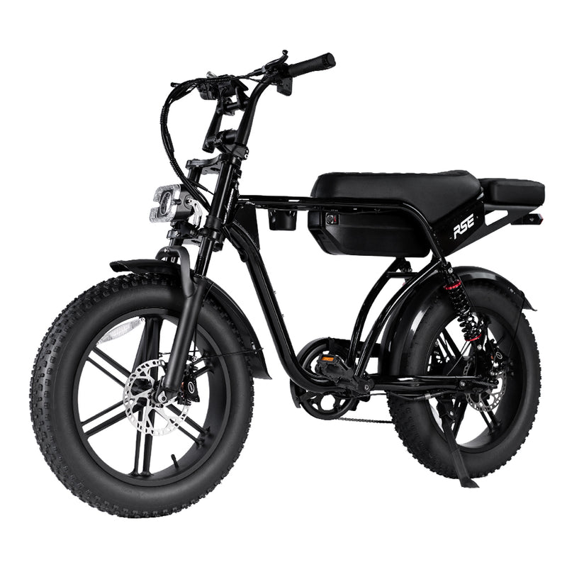 Thor Pulse RSE electric bike in Black, front three-quarter view from the left