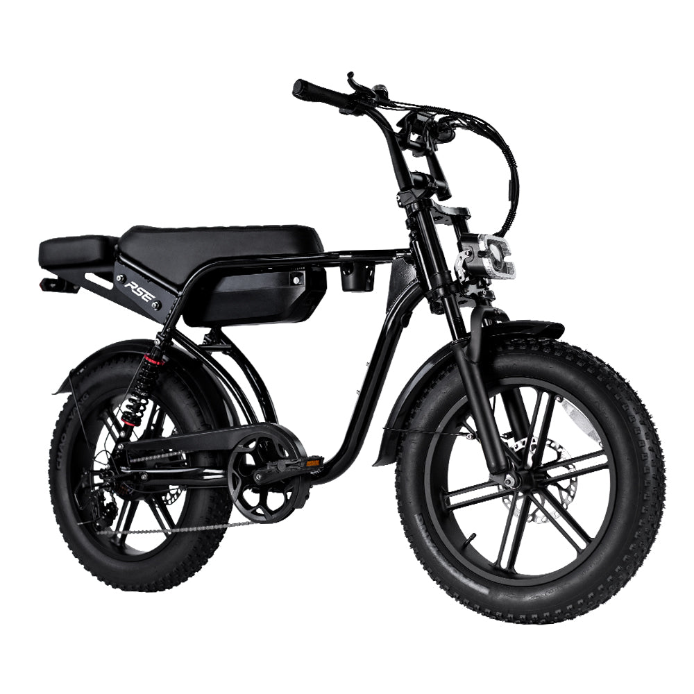 Thor Pulse RSE electric bike in Black, front three-quarter view from the right