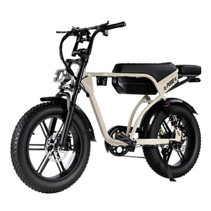 Thor Pulse RSE electric bike in Pebble, front three-quarter view from the left