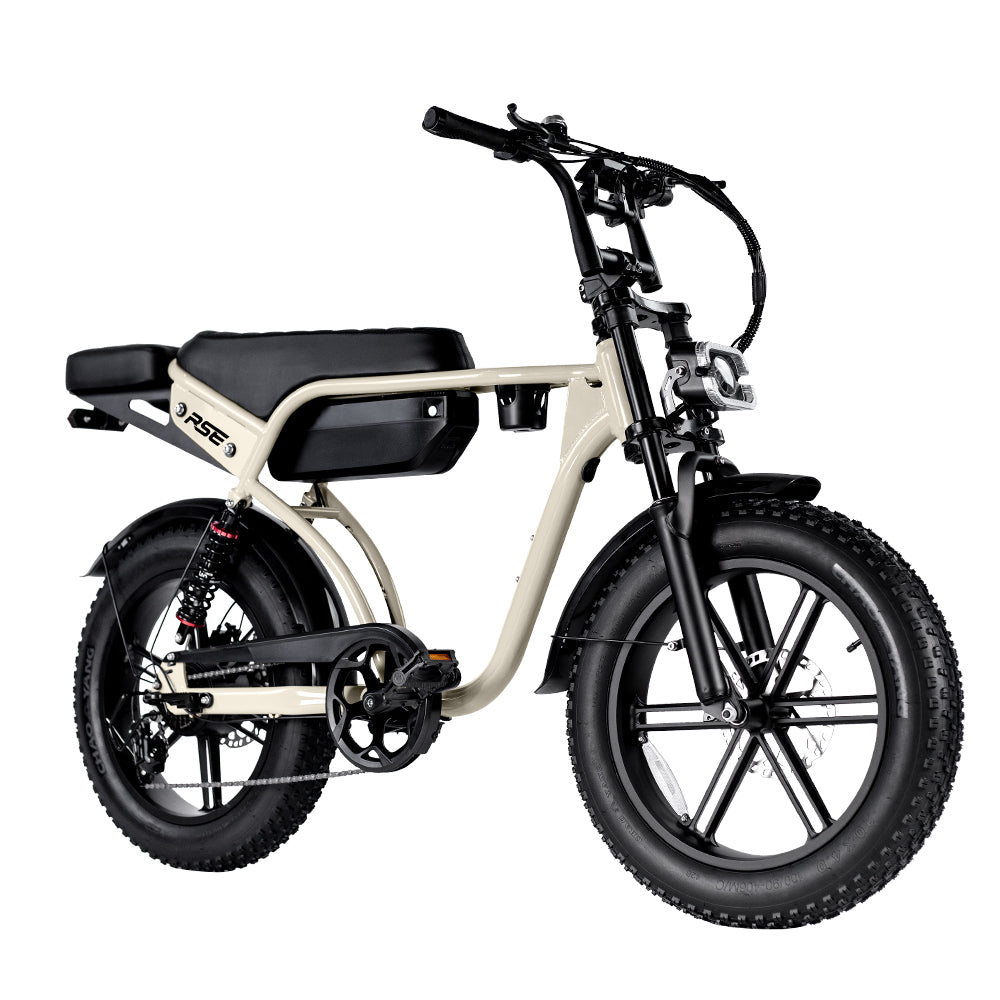 Thor Pulse RSE electric bike in Pebble, front three-quarter view from the right