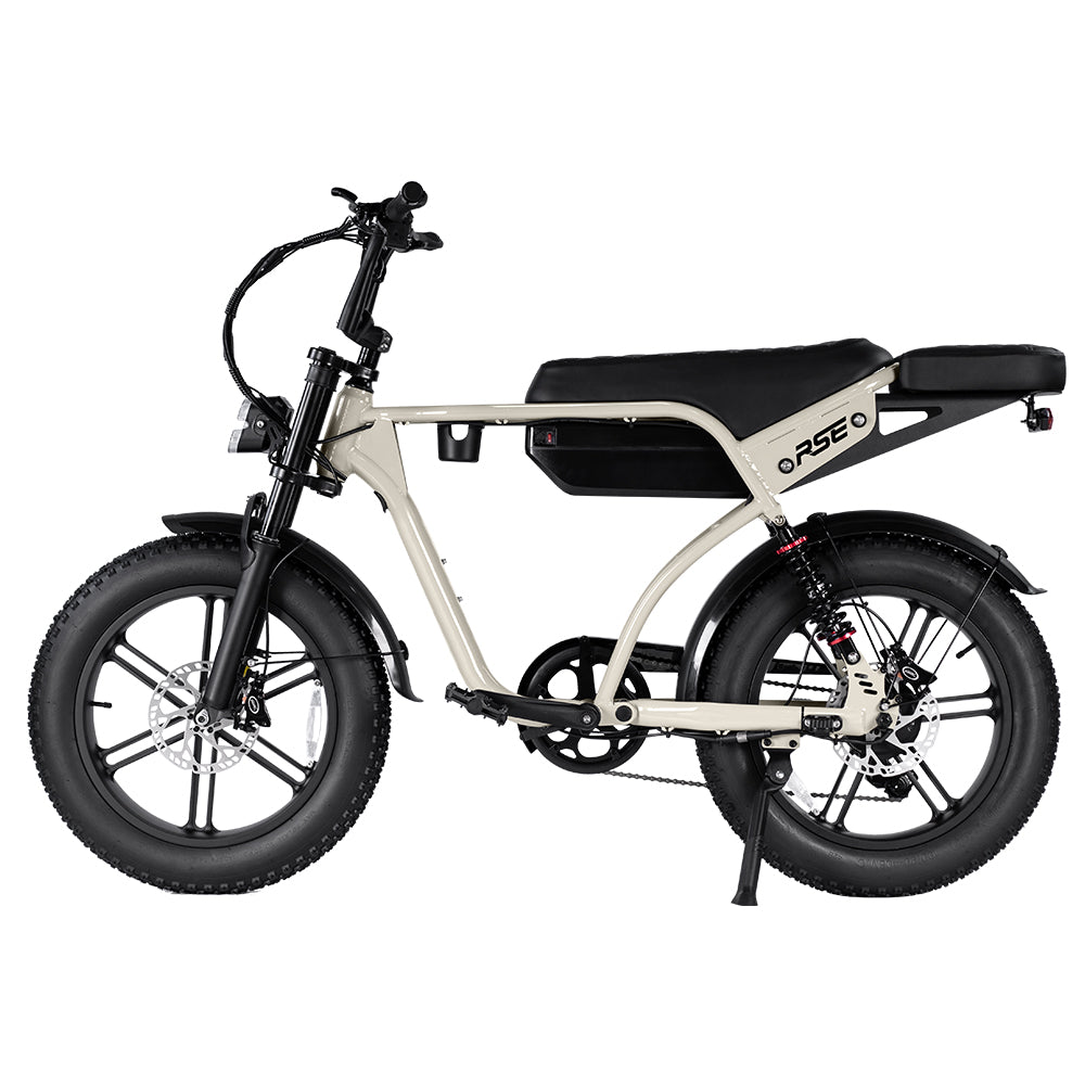 Thor Pulse RSE electric bike in Pebble, side-on profile facing left