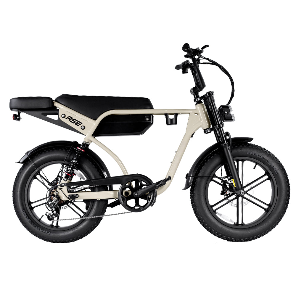Thor Pulse RSE electric bike in Pebble, side-on profile facing right