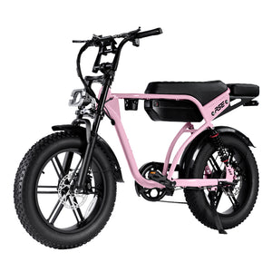 Thor Pulse RSE electric bike in Pink, front three-quarter view from the left