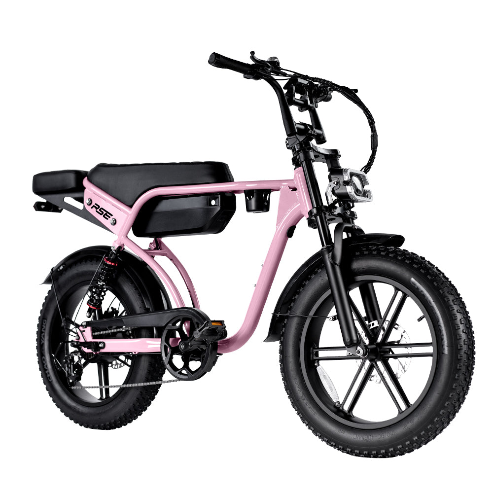 Thor Pulse RSE electric bike in Pink, front three-quarter view from the right