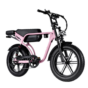 Thor Pulse RSE electric bike in Pink, front three-quarter view from the right