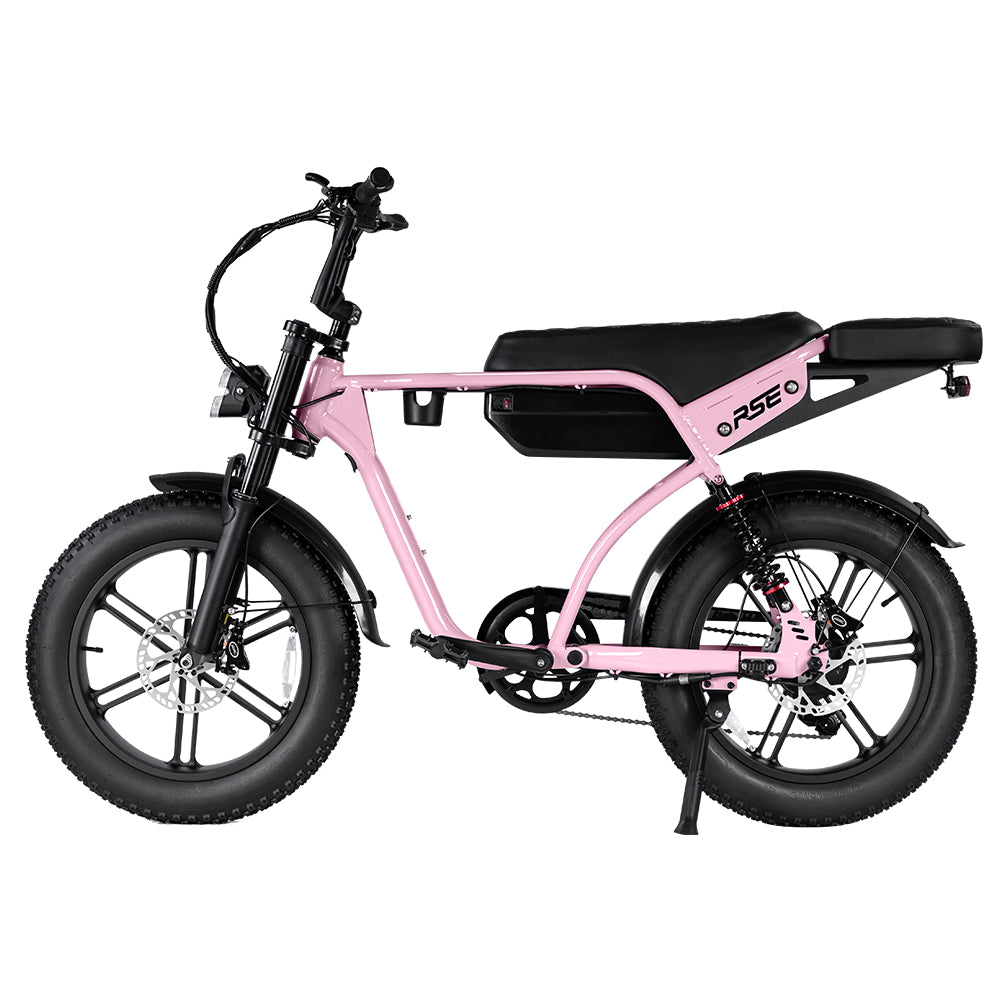 Thor Pulse RSE electric bike in Pink, side-on profile facing left