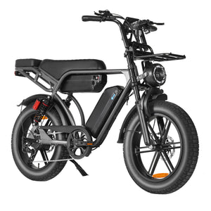 Thor Thunder V29 dual-battery electric bike in grey, shown from the front three-quarter angle.